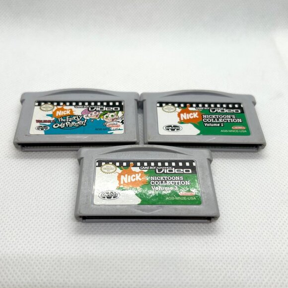 Nicktoons Collection Volume 1 2 & Fairy Odd Parents Nintendo lot of 3 carts only - Picture 1 of 4